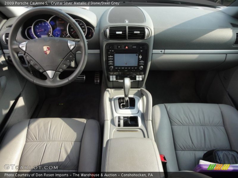 Crystal Silver Metallic / Stone/Steel Grey 2009 Porsche Cayenne S