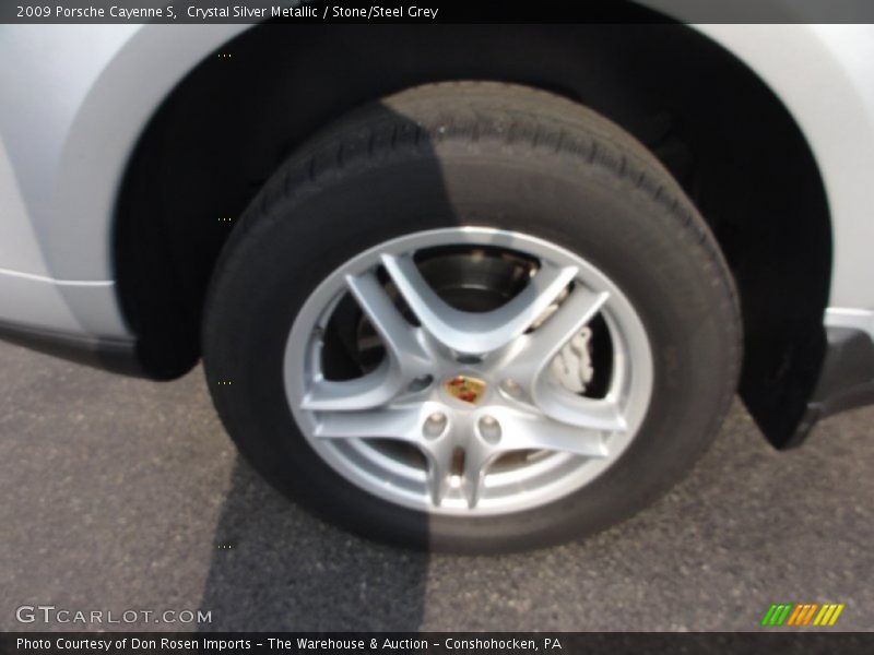 Crystal Silver Metallic / Stone/Steel Grey 2009 Porsche Cayenne S
