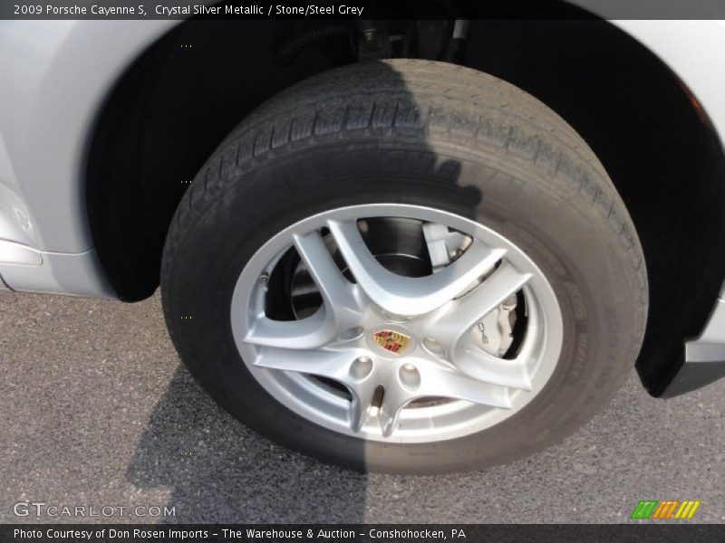 Crystal Silver Metallic / Stone/Steel Grey 2009 Porsche Cayenne S
