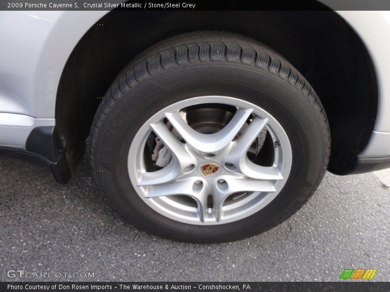 Crystal Silver Metallic / Stone/Steel Grey 2009 Porsche Cayenne S