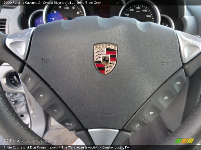 Crystal Silver Metallic / Stone/Steel Grey 2009 Porsche Cayenne S