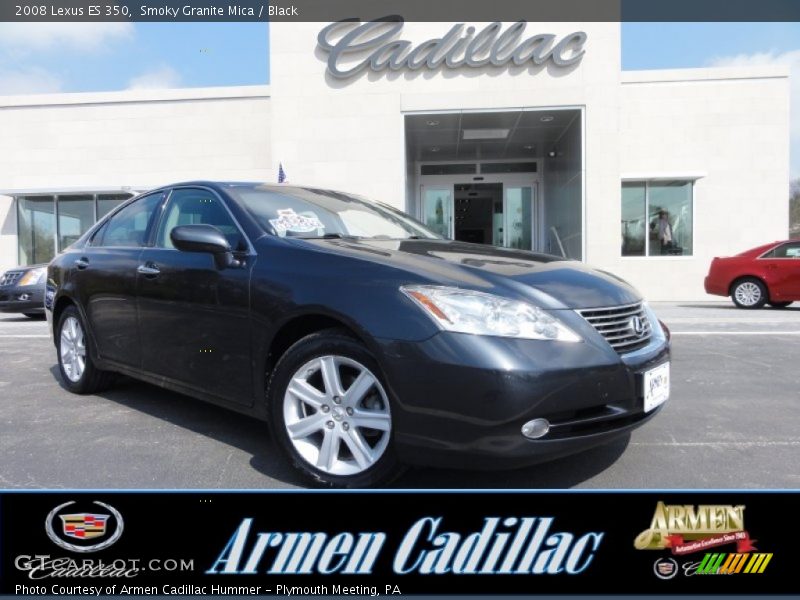Smoky Granite Mica / Black 2008 Lexus ES 350