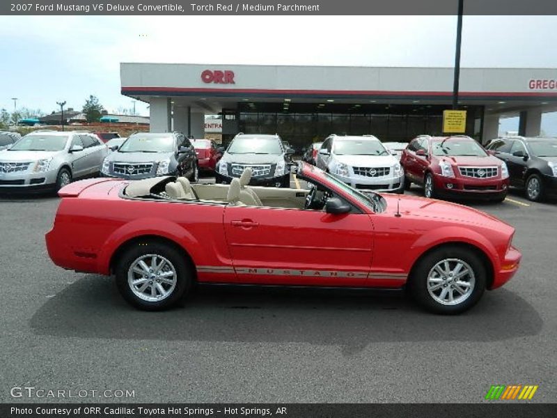 Torch Red / Medium Parchment 2007 Ford Mustang V6 Deluxe Convertible