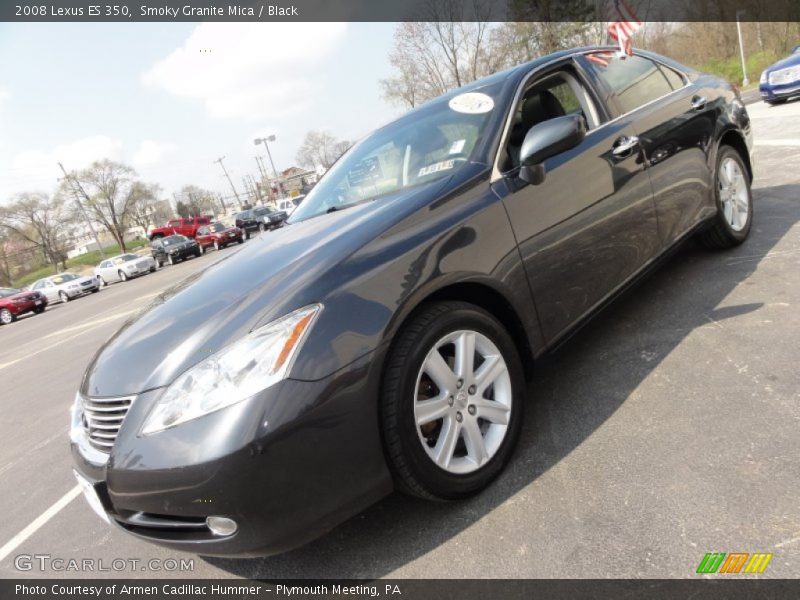 Smoky Granite Mica / Black 2008 Lexus ES 350