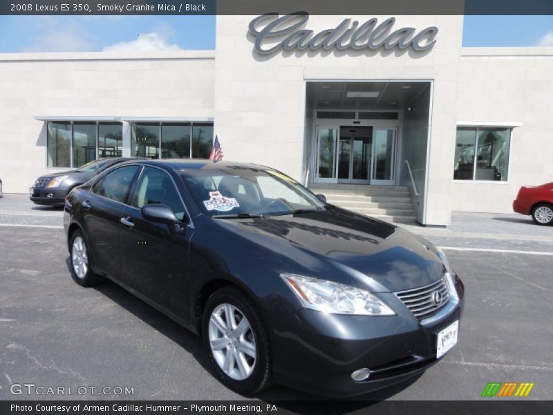 Smoky Granite Mica / Black 2008 Lexus ES 350