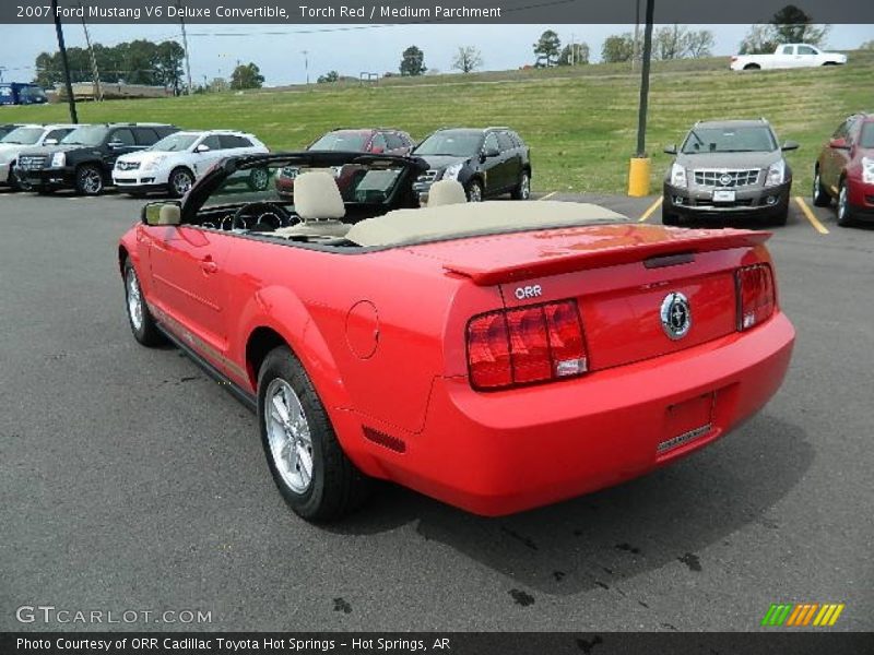 Torch Red / Medium Parchment 2007 Ford Mustang V6 Deluxe Convertible