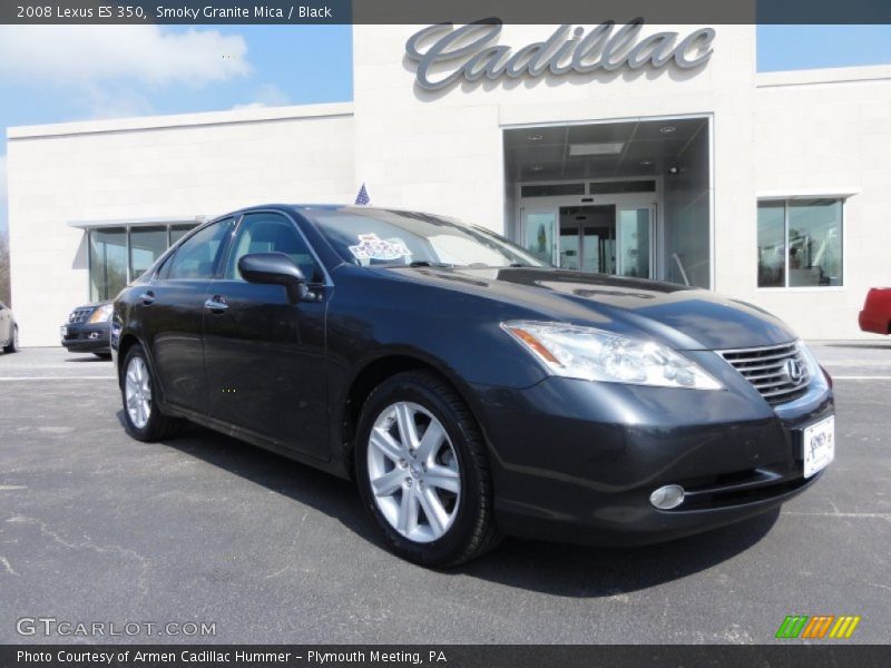 Smoky Granite Mica / Black 2008 Lexus ES 350