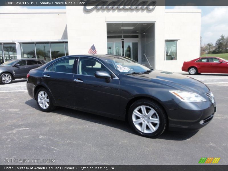 Smoky Granite Mica / Black 2008 Lexus ES 350