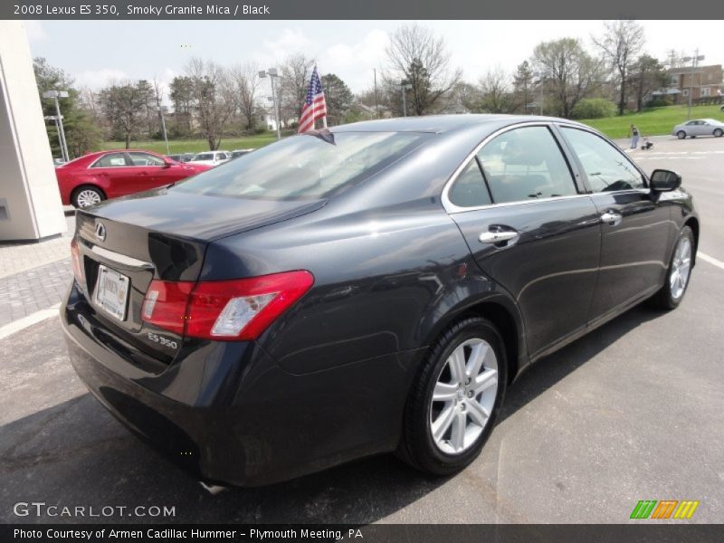 Smoky Granite Mica / Black 2008 Lexus ES 350