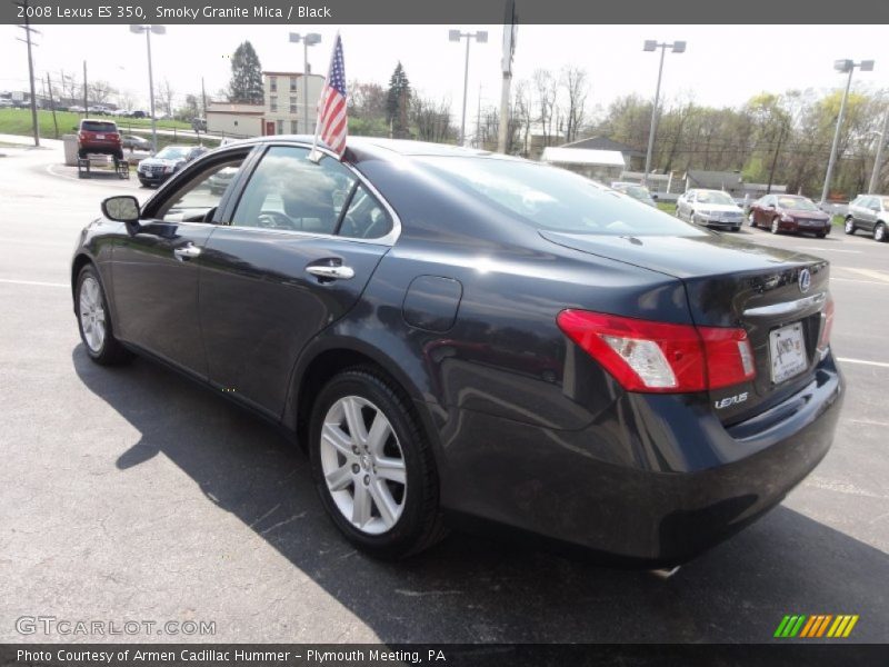 Smoky Granite Mica / Black 2008 Lexus ES 350
