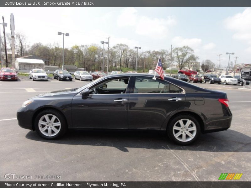 Smoky Granite Mica / Black 2008 Lexus ES 350
