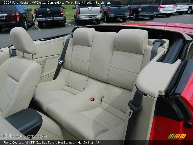 Rear Seat of 2007 Mustang V6 Deluxe Convertible