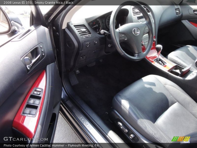 Smoky Granite Mica / Black 2008 Lexus ES 350
