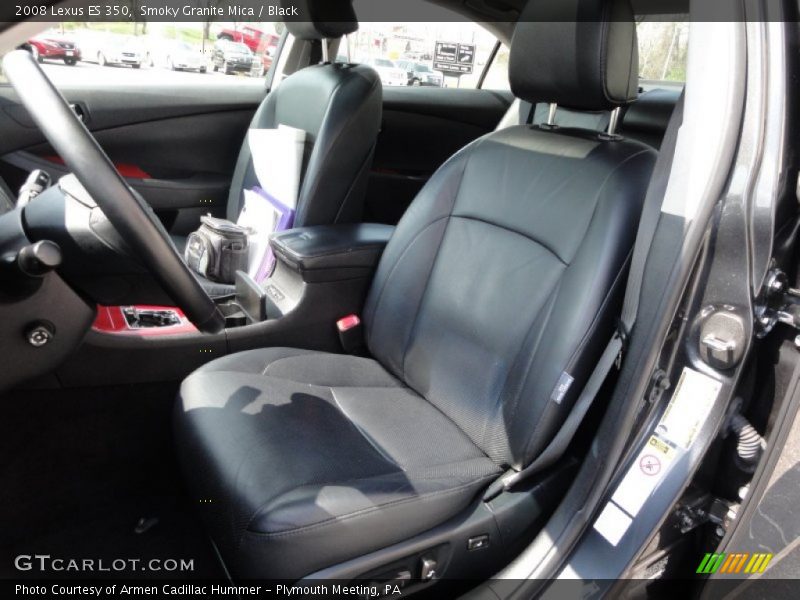 Smoky Granite Mica / Black 2008 Lexus ES 350