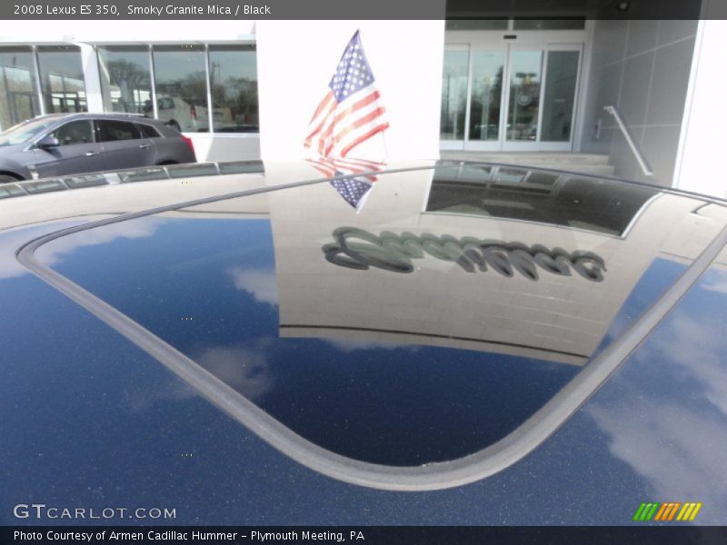 Smoky Granite Mica / Black 2008 Lexus ES 350