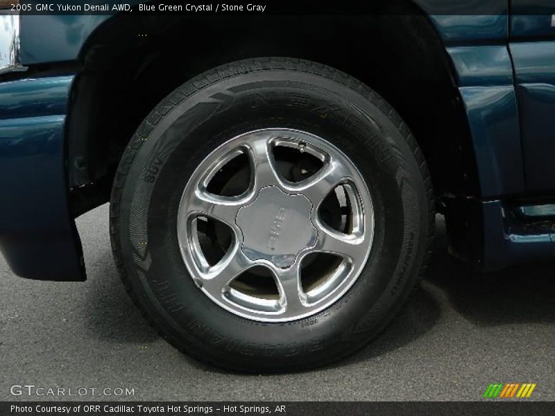 Blue Green Crystal / Stone Gray 2005 GMC Yukon Denali AWD