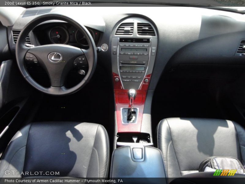 Smoky Granite Mica / Black 2008 Lexus ES 350