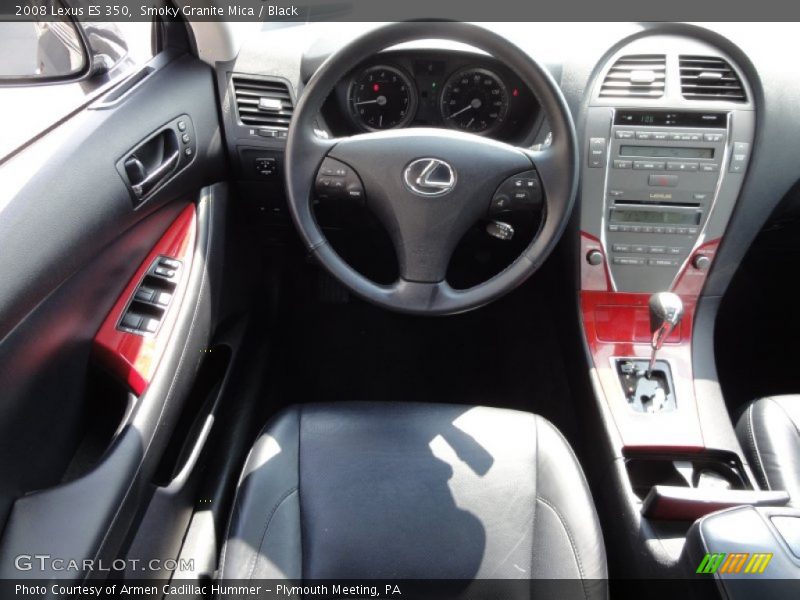 Smoky Granite Mica / Black 2008 Lexus ES 350