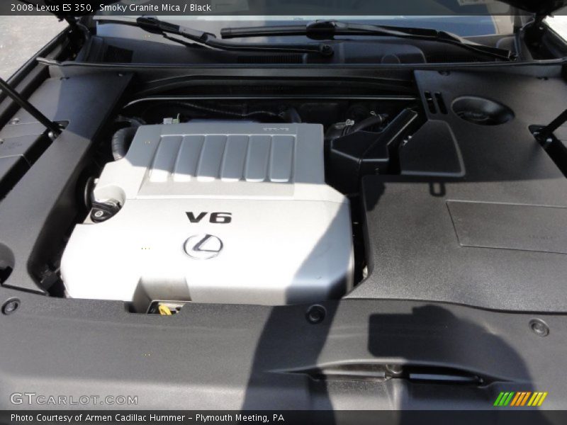 Smoky Granite Mica / Black 2008 Lexus ES 350