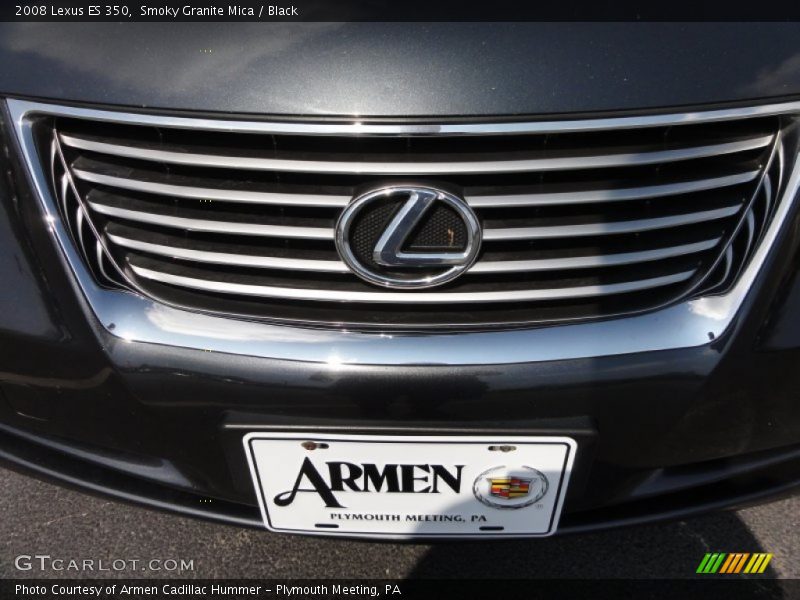 Smoky Granite Mica / Black 2008 Lexus ES 350