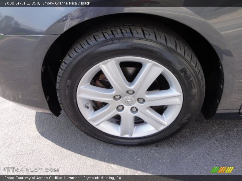 Smoky Granite Mica / Black 2008 Lexus ES 350