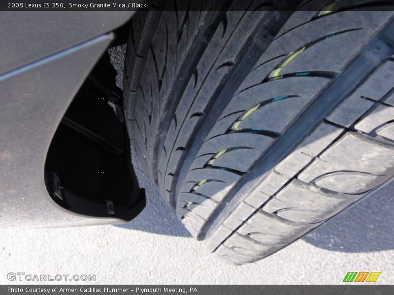 Smoky Granite Mica / Black 2008 Lexus ES 350