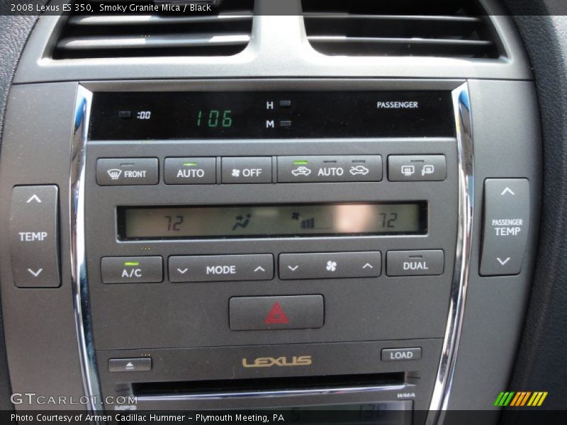 Smoky Granite Mica / Black 2008 Lexus ES 350