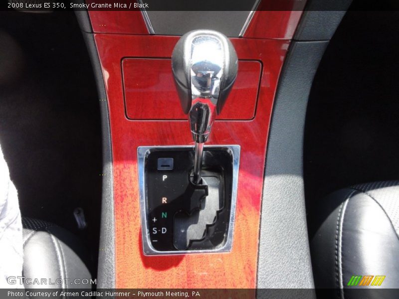 Smoky Granite Mica / Black 2008 Lexus ES 350