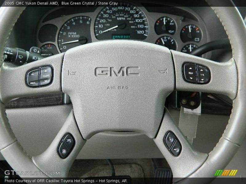 Blue Green Crystal / Stone Gray 2005 GMC Yukon Denali AWD