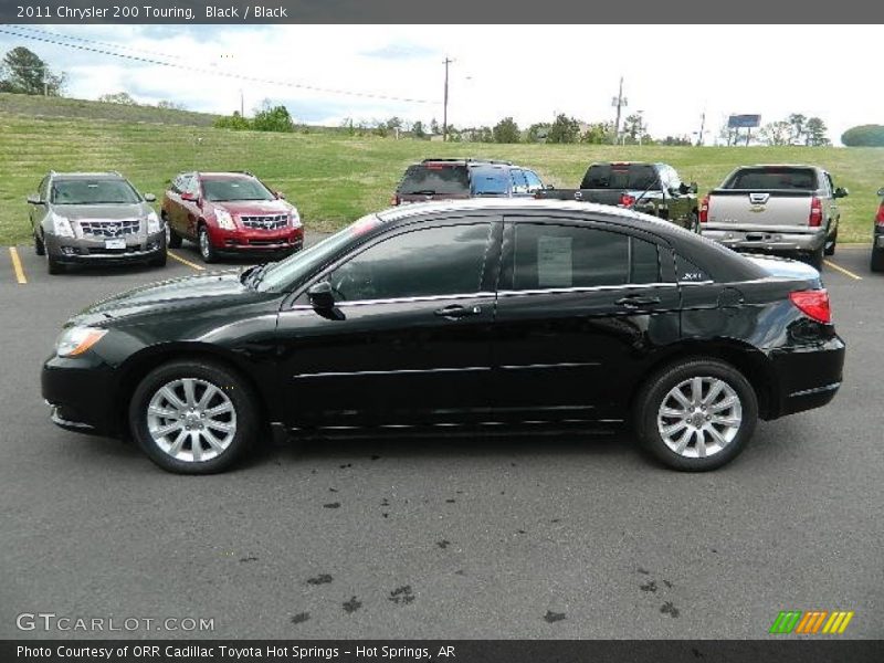 Black / Black 2011 Chrysler 200 Touring