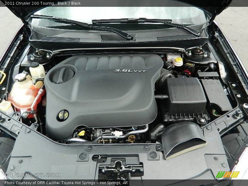 Black / Black 2011 Chrysler 200 Touring