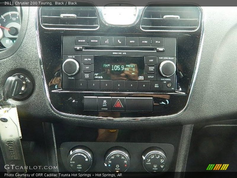 Black / Black 2011 Chrysler 200 Touring