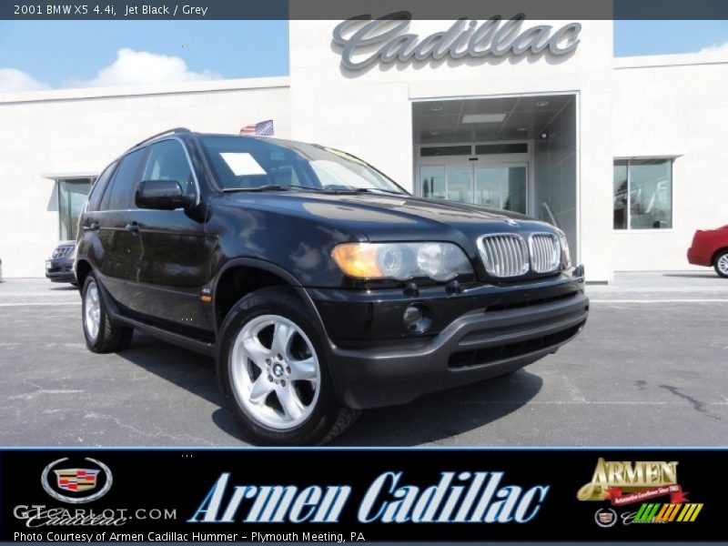 Jet Black / Grey 2001 BMW X5 4.4i