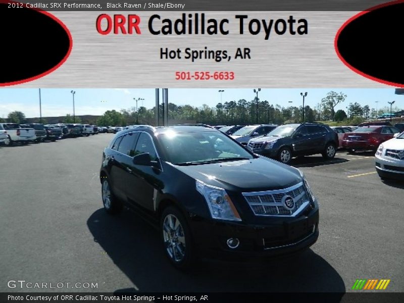 Black Raven / Shale/Ebony 2012 Cadillac SRX Performance