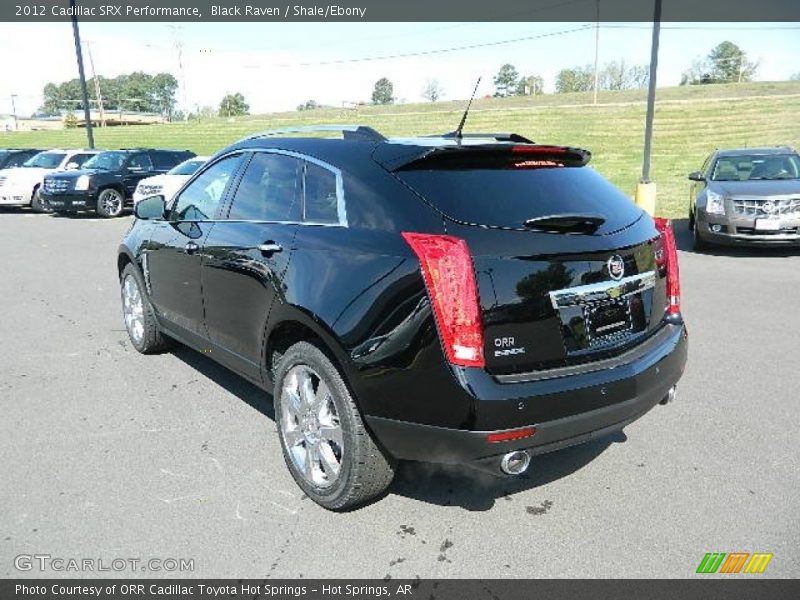 Black Raven / Shale/Ebony 2012 Cadillac SRX Performance