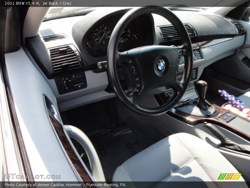 Jet Black / Grey 2001 BMW X5 4.4i