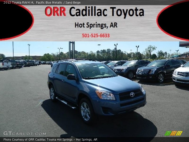 Pacific Blue Metallic / Sand Beige 2012 Toyota RAV4 I4