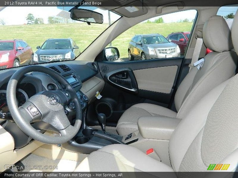 Pacific Blue Metallic / Sand Beige 2012 Toyota RAV4 I4