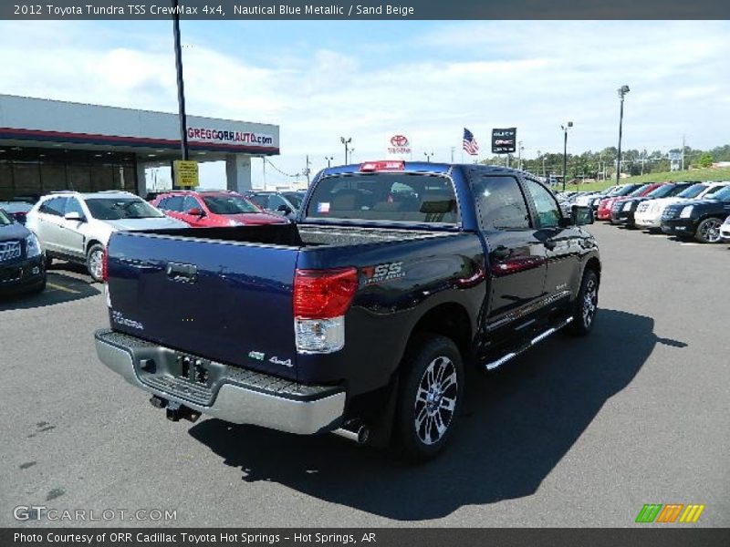 Nautical Blue Metallic / Sand Beige 2012 Toyota Tundra TSS CrewMax 4x4