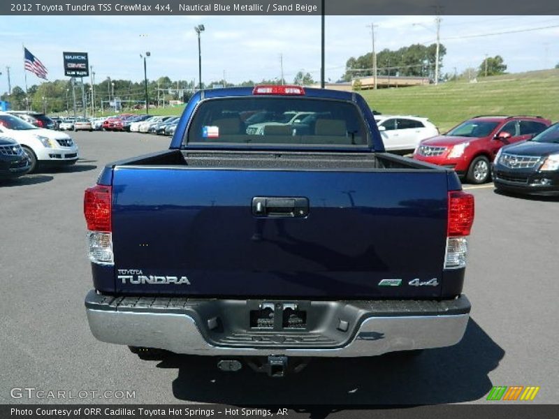 Nautical Blue Metallic / Sand Beige 2012 Toyota Tundra TSS CrewMax 4x4