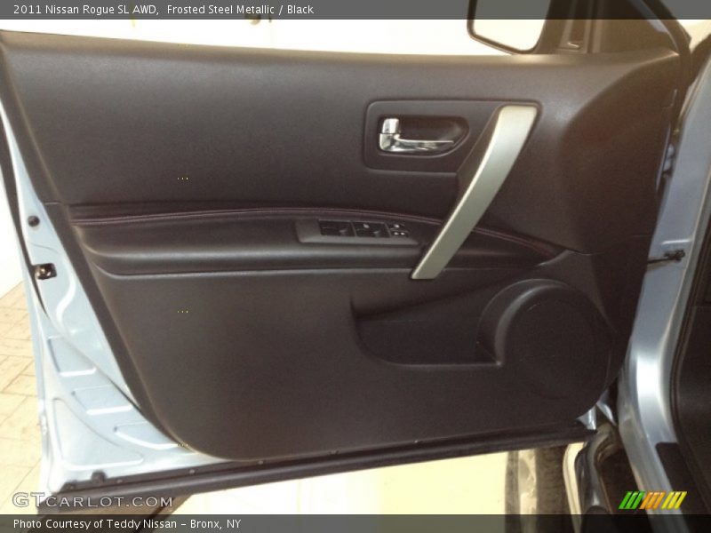Frosted Steel Metallic / Black 2011 Nissan Rogue SL AWD