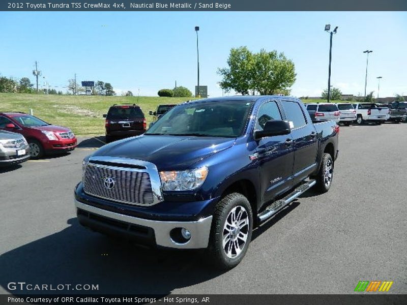 Nautical Blue Metallic / Sand Beige 2012 Toyota Tundra TSS CrewMax 4x4