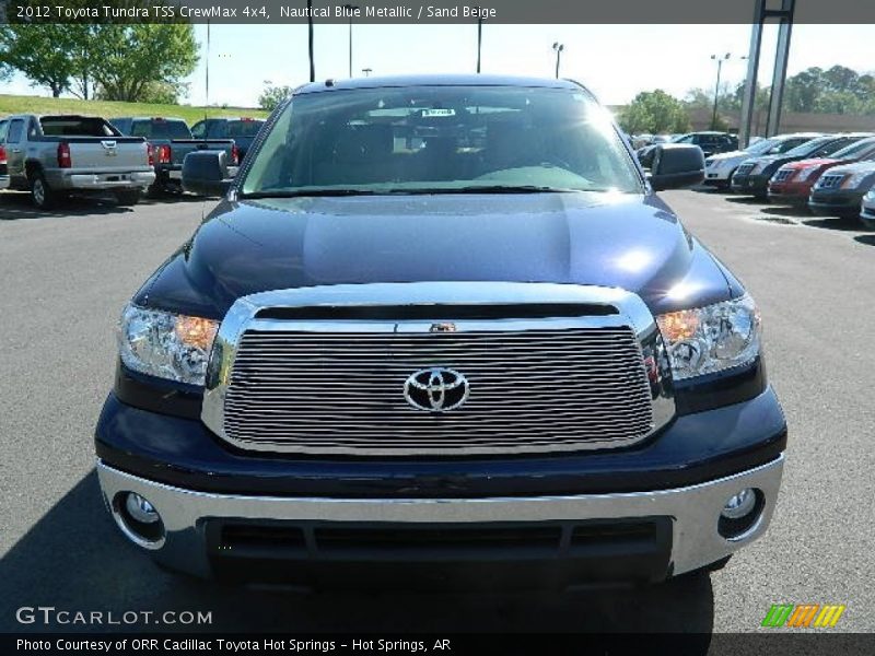 Nautical Blue Metallic / Sand Beige 2012 Toyota Tundra TSS CrewMax 4x4