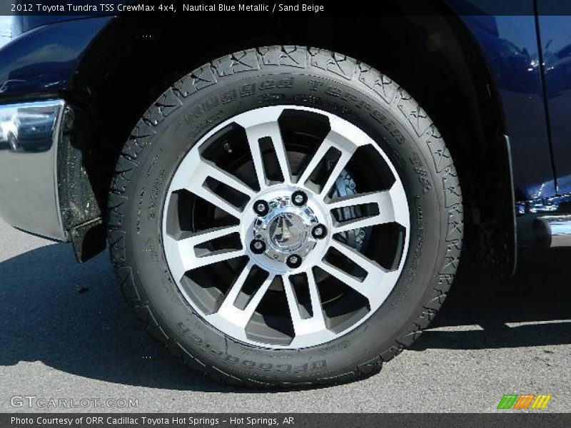 Nautical Blue Metallic / Sand Beige 2012 Toyota Tundra TSS CrewMax 4x4