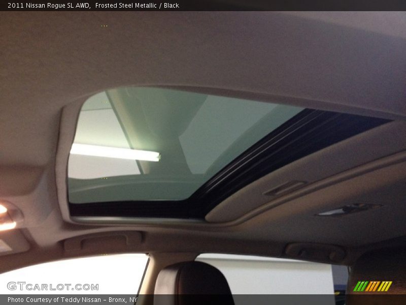 Frosted Steel Metallic / Black 2011 Nissan Rogue SL AWD