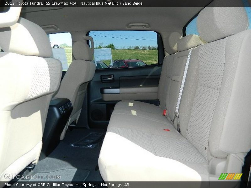 Nautical Blue Metallic / Sand Beige 2012 Toyota Tundra TSS CrewMax 4x4