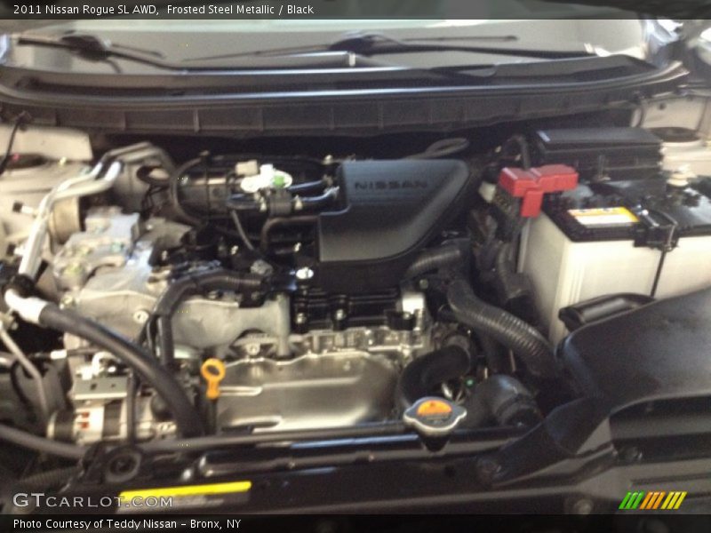 Frosted Steel Metallic / Black 2011 Nissan Rogue SL AWD