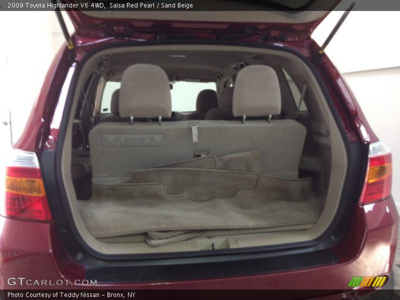 Salsa Red Pearl / Sand Beige 2009 Toyota Highlander V6 4WD