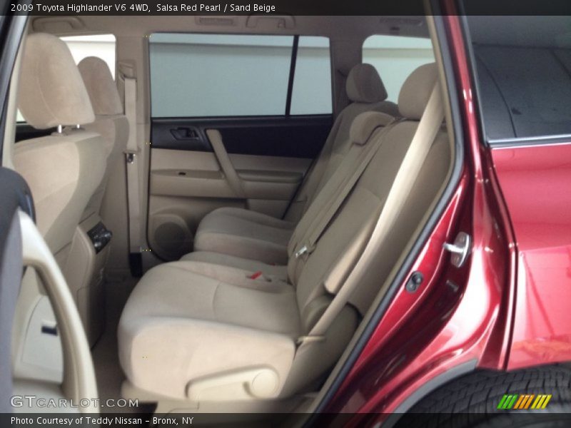 Salsa Red Pearl / Sand Beige 2009 Toyota Highlander V6 4WD