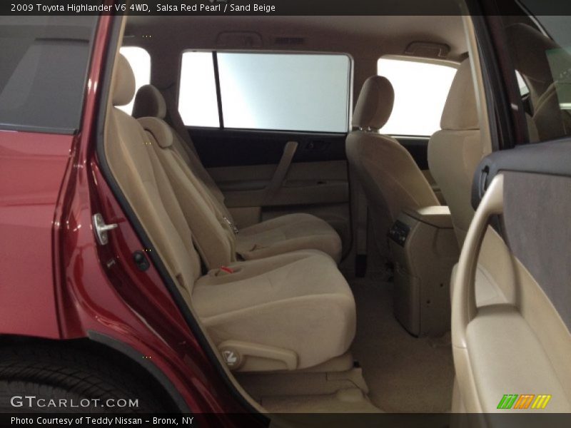 Salsa Red Pearl / Sand Beige 2009 Toyota Highlander V6 4WD